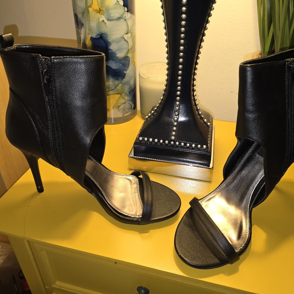 Open toe high heels